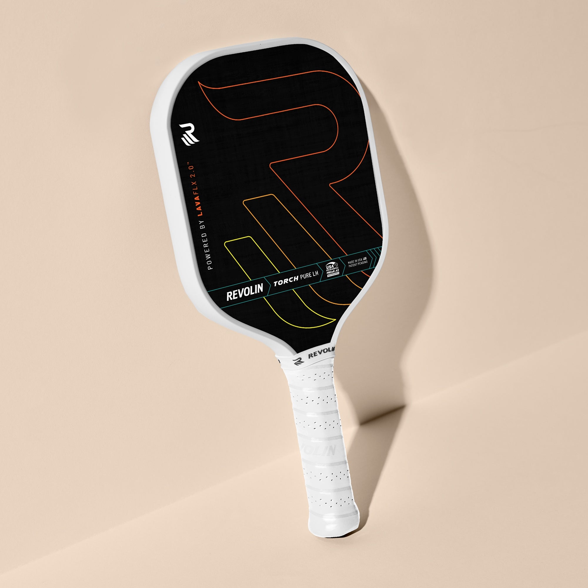 美品　Revolution(レボリューション) Swell 2.0 Torch Pure Long Handle Pickleball Paddle | Power Paddle with Lava Rock